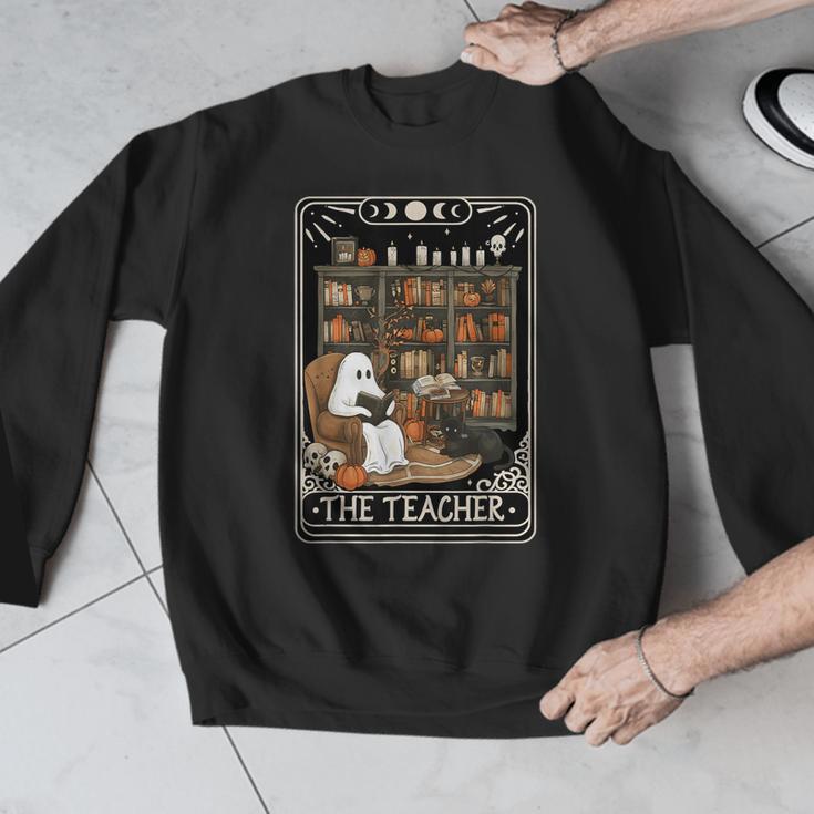 The Teacher Ghost Book Reading Books Lover Halloween Men Graphic Sweatshirt, funny design The Teacher Ghost Book Reading Books Lover Halloween Men Graphic Sweatshirt, funny design