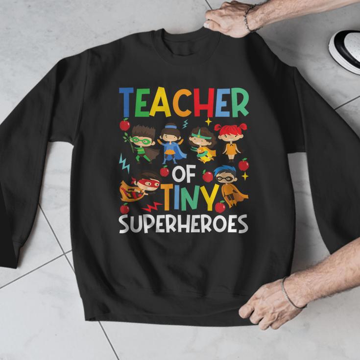 Teacher Of Tiny Superheroes Teach 100th Day Of School Men Women Girls Kids Men Graphic Sweatshirt, funny design Teacher Of Tiny Superheroes Teach 100th Day Of School Men Women Girls Kids Men Graphic Sweatshirt, funny design