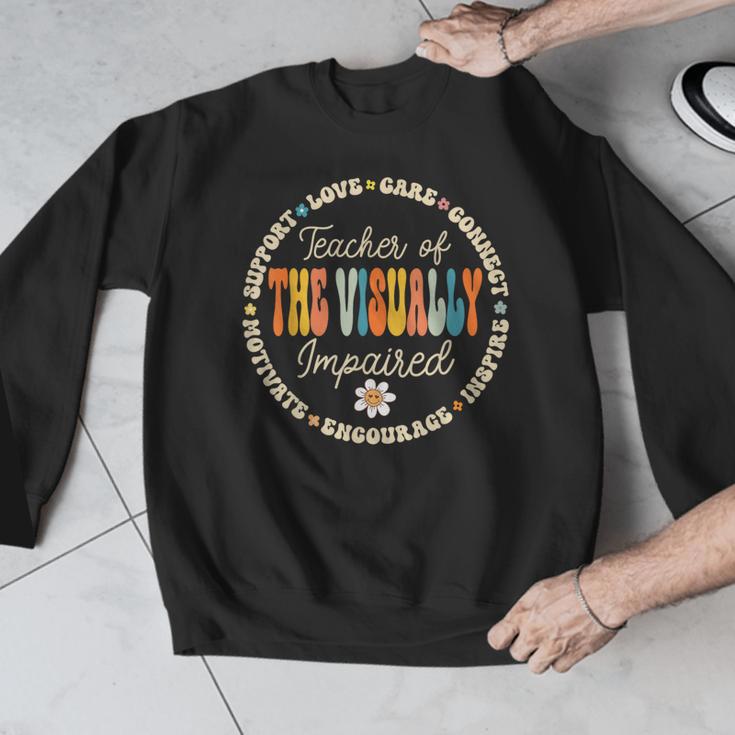 Teacher Of The Visually Impaired Back To School Team For Men Women Girls Kids Men Graphic Sweatshirt, funny design