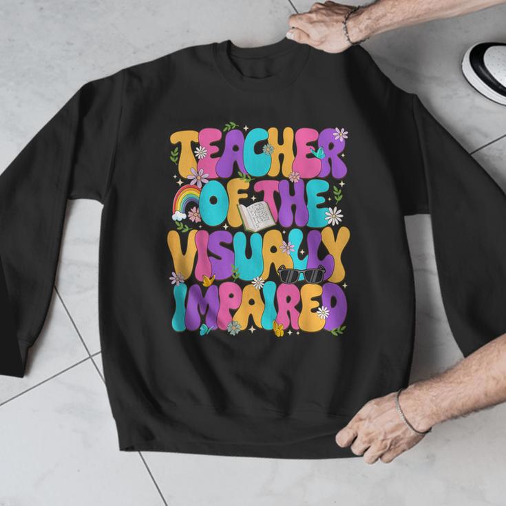 Teacher Of The Visually Impaired Blindness Awareness Men Graphic Sweatshirt, funny design Teacher Of The Visually Impaired Blindness Awareness Men Graphic Sweatshirt, funny design