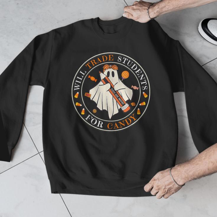Teacher Will Trade Students For Candy Easy Halloween Costume Men Graphic Sweatshirt, funny design Teacher Will Trade Students For Candy Easy Halloween Costume Men Graphic Sweatshirt, funny design