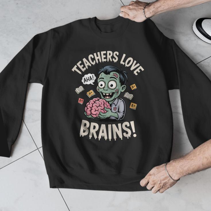 Teachers Love Brains Shirt Men Women Teacher Halloween Men Graphic Sweatshirt, funny design Teachers Love Brains Shirt Men Women Teacher Halloween Men Graphic Sweatshirt, funny design