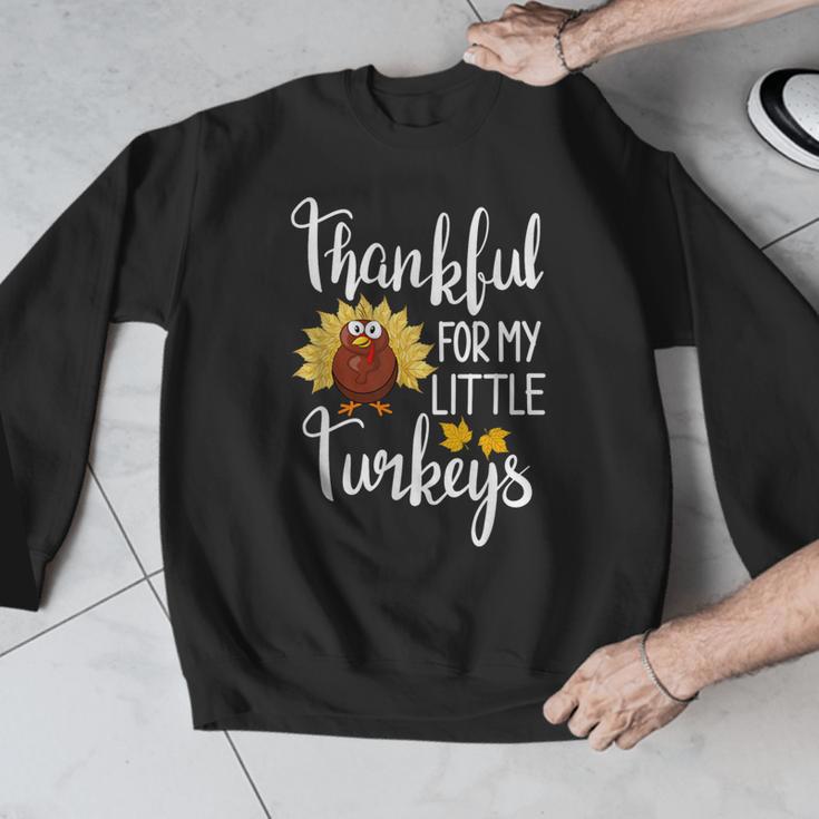Teachers Thanksgiving Thankful For My Little Turkeys Men Graphic Sweatshirt, funny design Teachers Thanksgiving Thankful For My Little Turkeys Men Graphic Sweatshirt, funny design