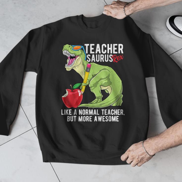 Teachersaurus Rex Dinosaur Like A Normal Teacher Saurus Men Graphic Sweatshirt, funny design Teachersaurus Rex Dinosaur Like A Normal Teacher Saurus Men Graphic Sweatshirt, funny design