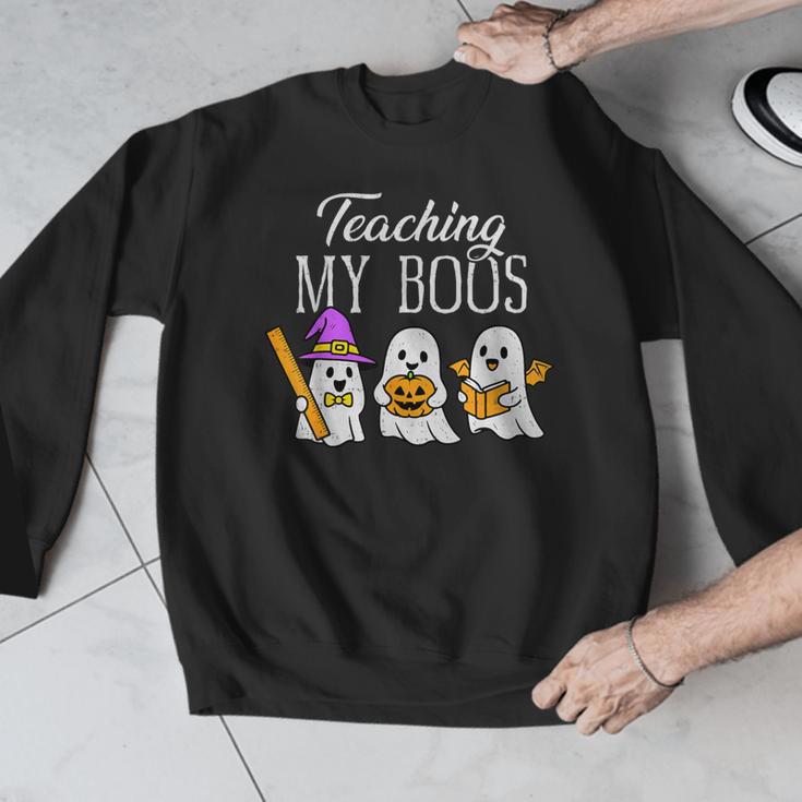 Teaching My Boos Ghost Teacher Halloween Spooky Educator Men Graphic Sweatshirt, funny design Teaching My Boos Ghost Teacher Halloween Spooky Educator Men Graphic Sweatshirt, funny design