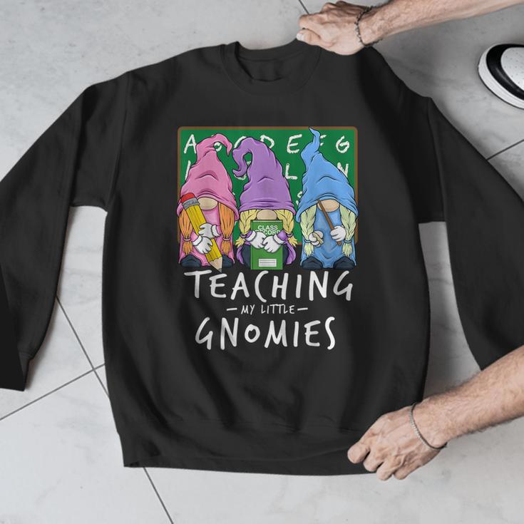 Teaching My Little Gnomies With Gnome For Teacher Women Men Graphic Sweatshirt, funny design Teaching My Little Gnomies With Gnome For Teacher Women Men Graphic Sweatshirt, funny design