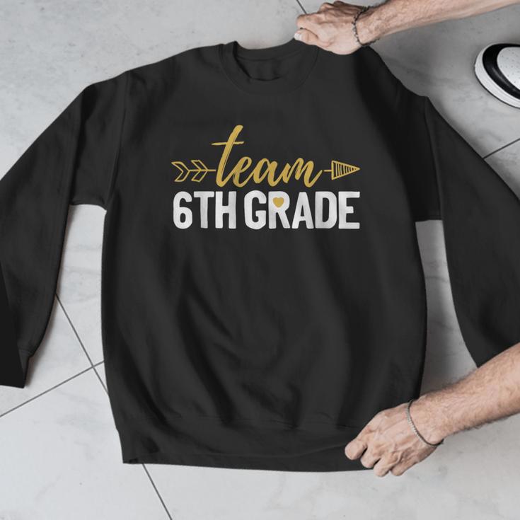 Team 6th Grade Hello Sixth Grade Crew Squad Teacher Kids Men Graphic Sweatshirt, funny design Team 6th Grade Hello Sixth Grade Crew Squad Teacher Kids Men Graphic Sweatshirt, funny design