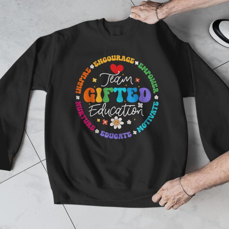 Team Ed Education Teacher Appreciation Back To School Men Graphic Sweatshirt, funny design Team Ed Education Teacher Appreciation Back To School Men Graphic Sweatshirt, funny design