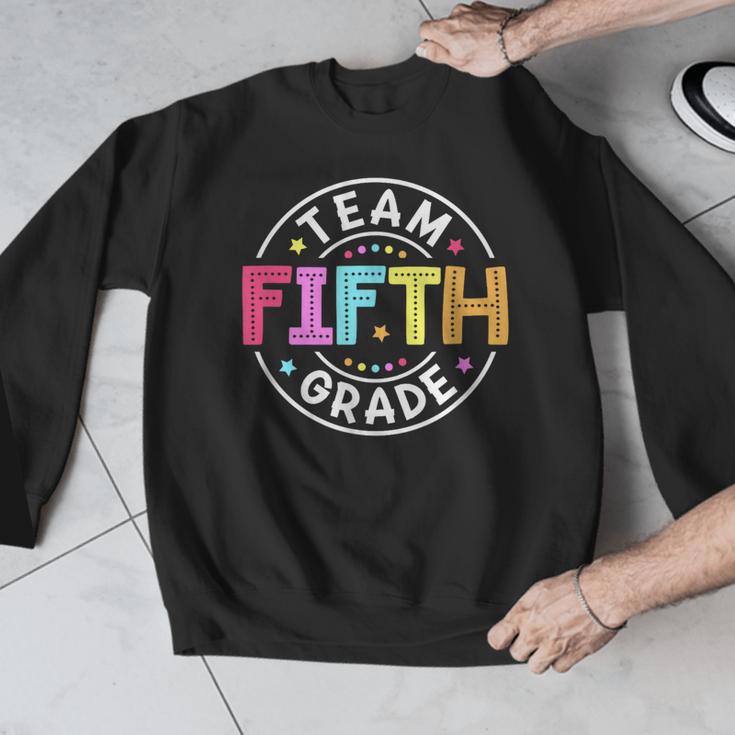 Team Fifth Grade Teacher Back To School 5th Grade Squad Kids Men Graphic Sweatshirt, funny design Team Fifth Grade Teacher Back To School 5th Grade Squad Kids Men Graphic Sweatshirt, funny design