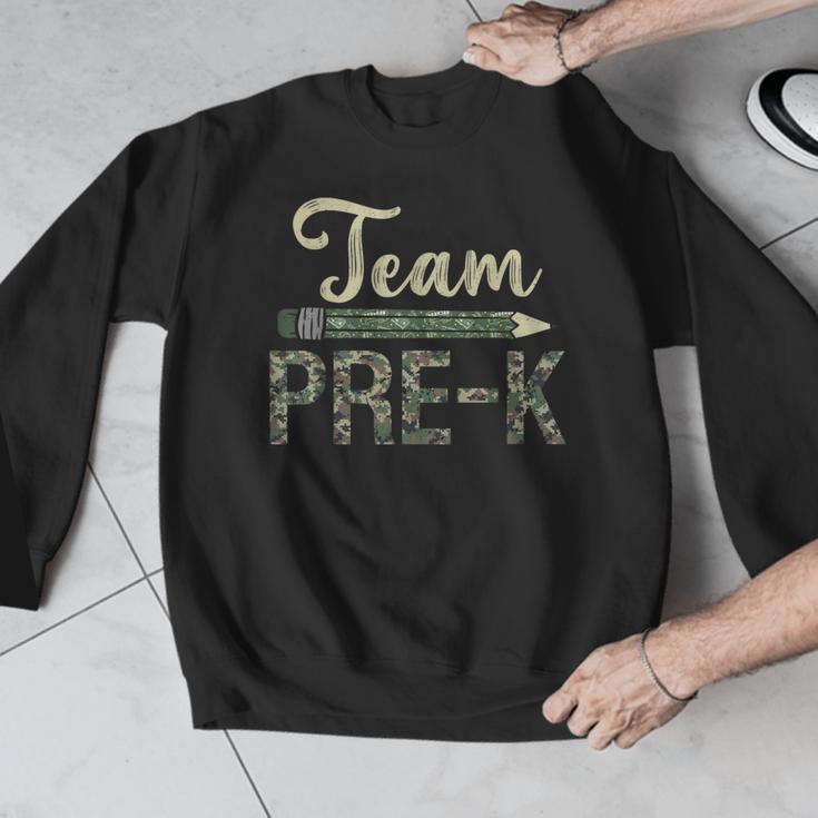 Team Pre-K Camo Pre-K Teacher Camouflage Men Graphic Sweatshirt, funny design Team Pre-K Camo Pre-K Teacher Camouflage Men Graphic Sweatshirt, funny design