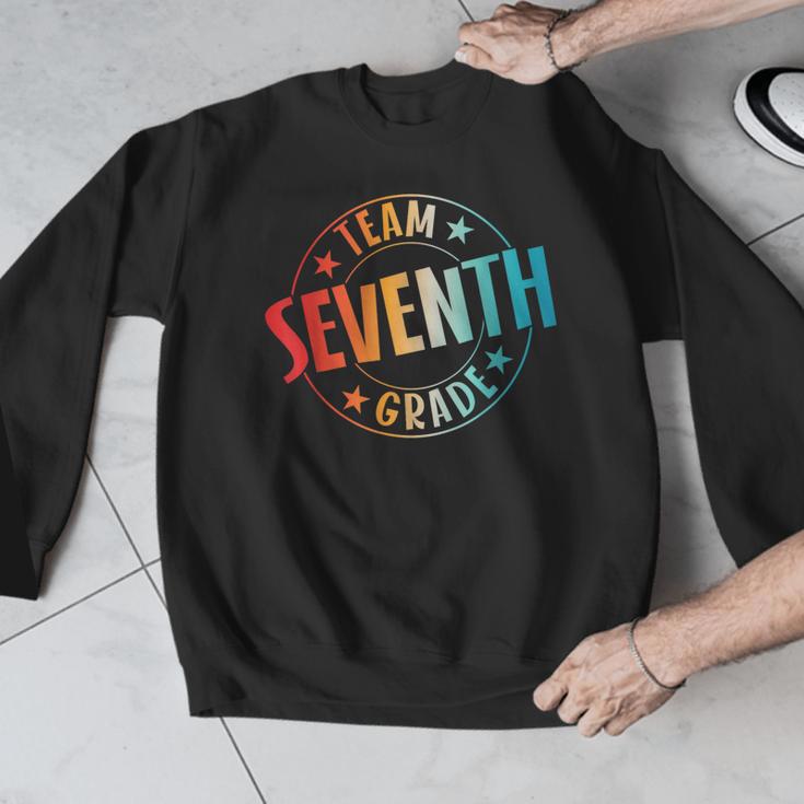 Team Seventh Grade Teacher Student Back To School 7th Grade Men Graphic Sweatshirt, funny design Team Seventh Grade Teacher Student Back To School 7th Grade Men Graphic Sweatshirt, funny design