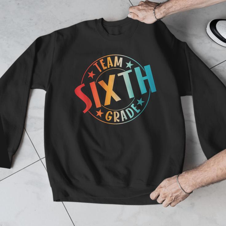 Team Sixth Grade Teacher Student Back To School 6th Grade Men Graphic Sweatshirt, funny design Team Sixth Grade Teacher Student Back To School 6th Grade Men Graphic Sweatshirt, funny design
