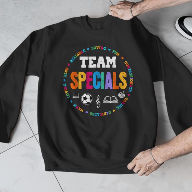 TEAM Specials Teacher TRIBE Squad Back To Primary School Men Graphic Sweatshirt, funny design TEAM Specials Teacher TRIBE Squad Back To Primary School Men Graphic Sweatshirt, funny design
