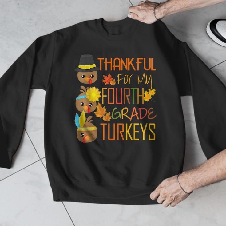 Thankful For My 4th Grade Turkey Thanksgiving Turkey Teacher Men Graphic Sweatshirt, 4th Grade Teacher Gifts, funny design Thankful For My 4th Grade Turkey Thanksgiving Turkey Teacher Men Graphic Sweatshirt, 4th Grade Teacher Gifts, funny design