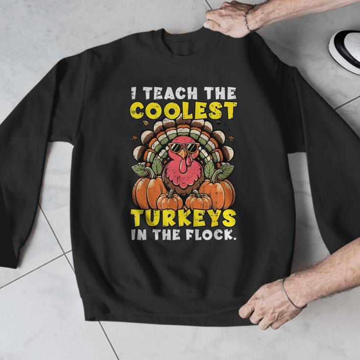 Thanksgiving I Teach Coolest Turkeys Teacher Fall Women Men Men Graphic Sweatshirt, funny design Thanksgiving I Teach Coolest Turkeys Teacher Fall Women Men Men Graphic Sweatshirt, funny design