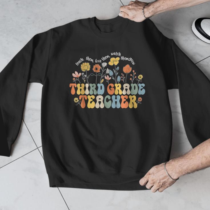 Third 3rd Grade Teacher Appreciation Teaching Wildflowers Men Graphic Sweatshirt, funny design Third 3rd Grade Teacher Appreciation Teaching Wildflowers Men Graphic Sweatshirt, funny design