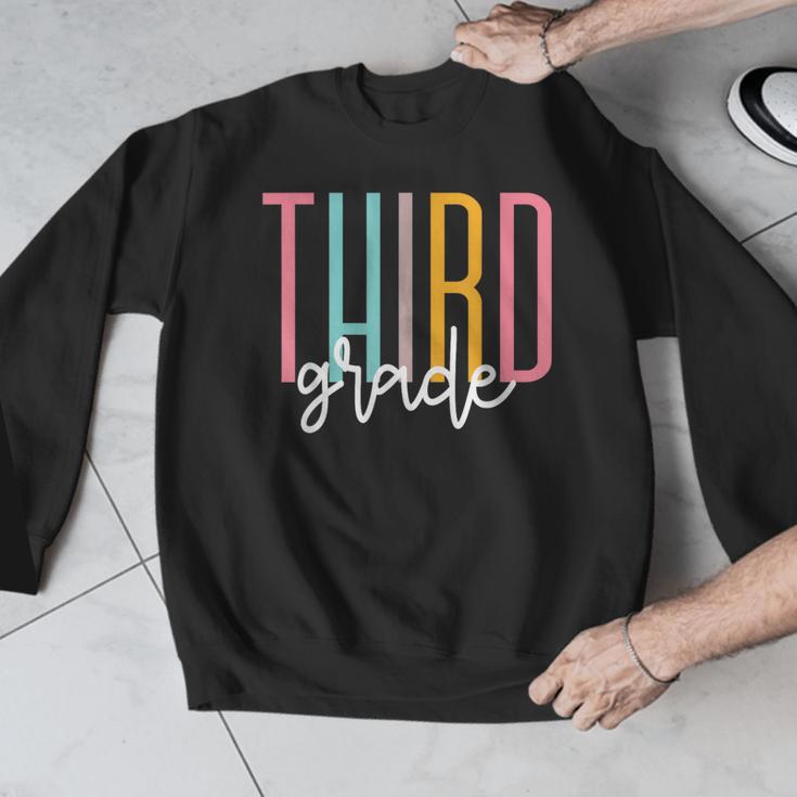 Third Grade Girls Boys Teacher Team 3rd Grade Squad Men Graphic Sweatshirt, funny design