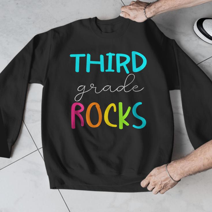 Third Grade Rocks Shirt Team 3rd Grade Teacher Men Graphic Sweatshirt, funny design Third Grade Rocks Shirt Team 3rd Grade Teacher Men Graphic Sweatshirt, funny design
