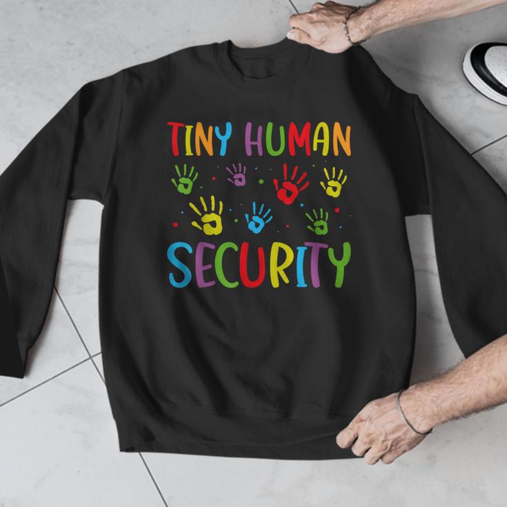 Tiny Human Security Preschool Childcare Teacher Babysitters Men Graphic Sweatshirt, funny design Tiny Human Security Preschool Childcare Teacher Babysitters Men Graphic Sweatshirt, funny design