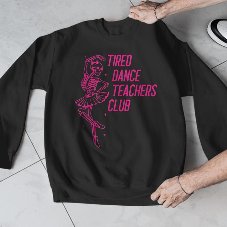 Tired Dance Teachers Club Dance Lover Men Graphic Sweatshirt, funny design