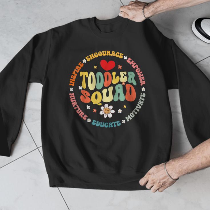 Toddler Squad Pre-K Teacher Pre School Back To School Men Graphic Sweatshirt, funny design Toddler Squad Pre-K Teacher Pre School Back To School Men Graphic Sweatshirt, funny design