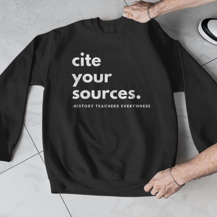 History Teacher Cite Your Sources Men Graphic Sweatshirt, History Teacher Gifts, funny design History Teacher Cite Your Sources Men Graphic Sweatshirt, History Teacher Gifts, funny design