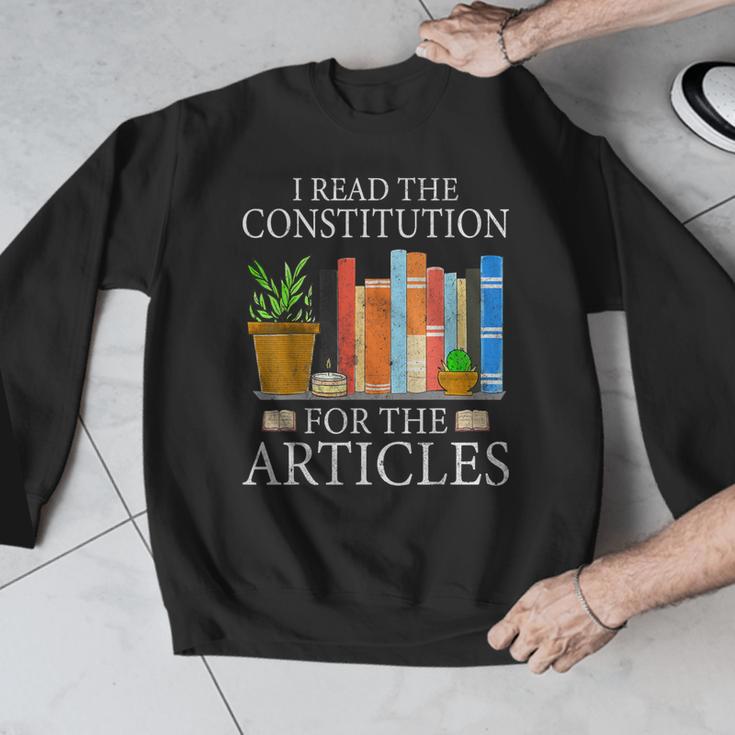 History Teacher I Read The Constitution For The Articles For Men Women Men Graphic Sweatshirt, History Teacher Gifts, funny design