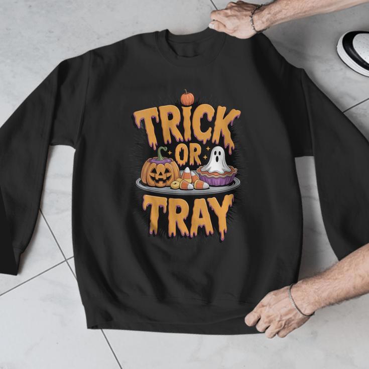 Trick Or Tray Halloween Cafeteria Teacher School Men Graphic Sweatshirt, funny design Trick Or Tray Halloween Cafeteria Teacher School Men Graphic Sweatshirt, funny design