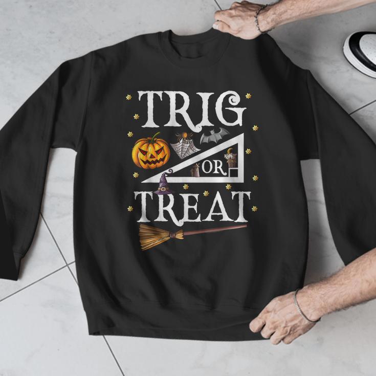 Trig Or Treat Shirt Halloween Math Teacher School College Men Women Kids Men Graphic Sweatshirt, funny design