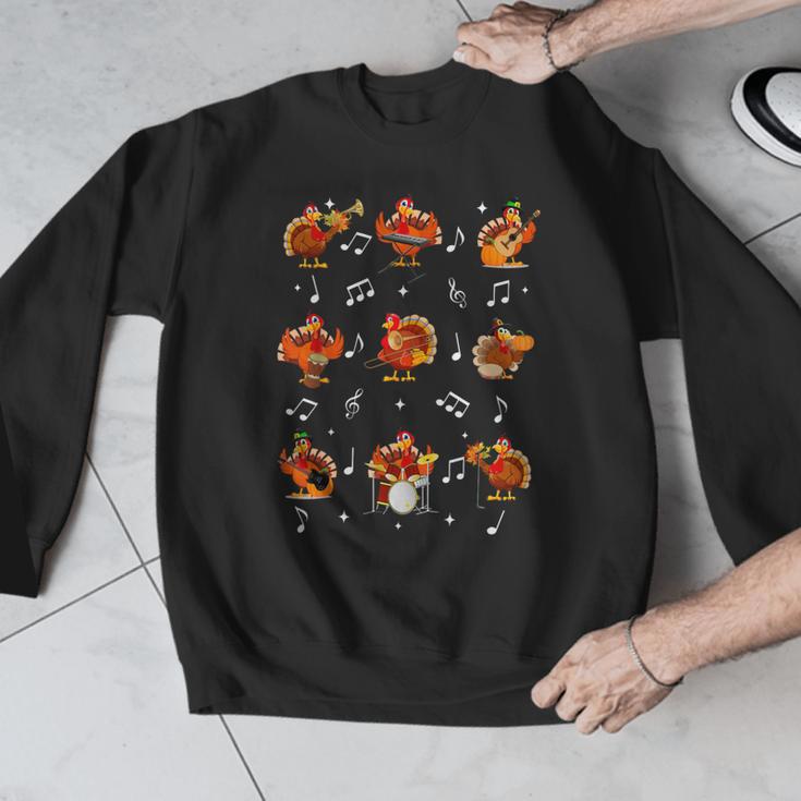 Turkey Squad Music Note Music Teacher Thanksgiving Men Graphic Sweatshirt, funny design Turkey Squad Music Note Music Teacher Thanksgiving Men Graphic Sweatshirt, funny design