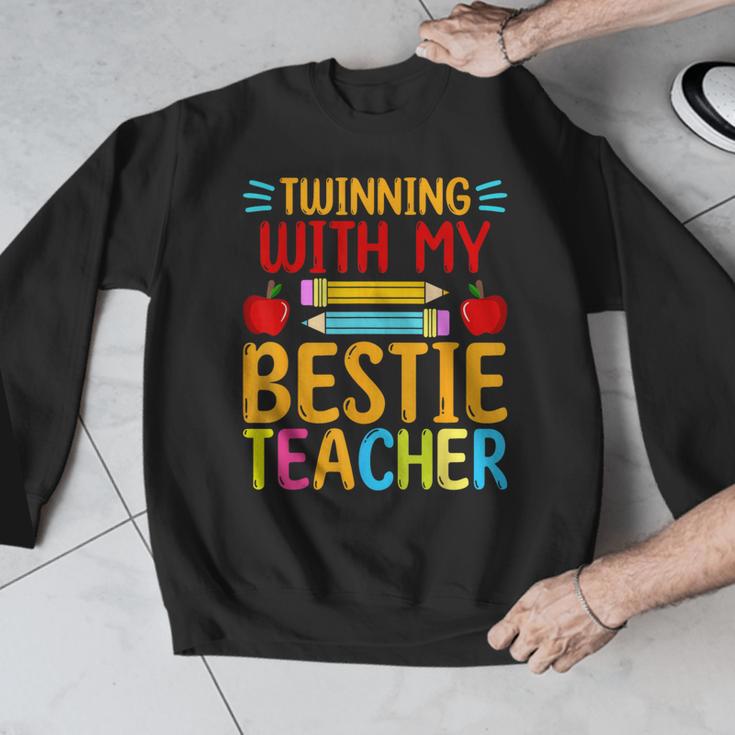 Twinning With My Bestie Teacher Boy Spirit Week Twin Day Men Graphic Sweatshirt, funny design Twinning With My Bestie Teacher Boy Spirit Week Twin Day Men Graphic Sweatshirt, funny design