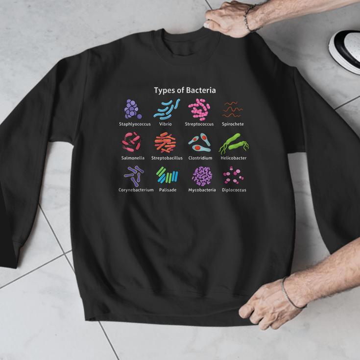 Types Of Bacteria Microbiologist Biology Science Teacher Men Graphic Sweatshirt, Science Teacher Gifts, funny design Types Of Bacteria Microbiologist Biology Science Teacher Men Graphic Sweatshirt, Science Teacher Gifts, funny design