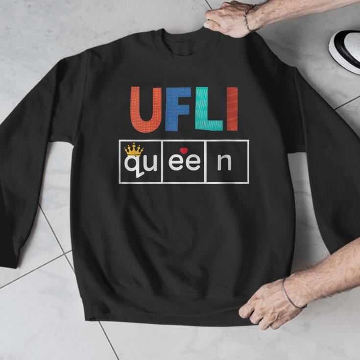 UFLI Queen Science Of Reading Literacy Teacher Appreciation Men Graphic Sweatshirt, Science Teacher Gifts, funny design UFLI Queen Science Of Reading Literacy Teacher Appreciation Men Graphic Sweatshirt, Science Teacher Gifts, funny design