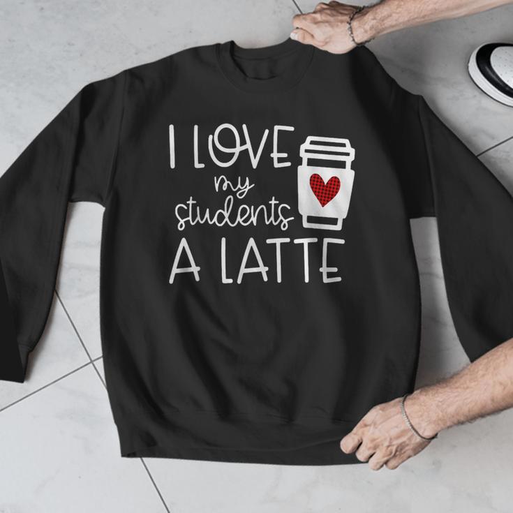 Valentines Day Teacher Tee I Love My Students A Latte Men Graphic Sweatshirt, funny design Valentines Day Teacher Tee I Love My Students A Latte Men Graphic Sweatshirt, funny design