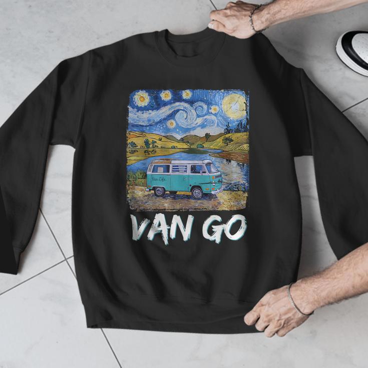 Van Go Retro Vanlife Art Teacher Men Graphic Sweatshirt, funny design Van Go Retro Vanlife Art Teacher Men Graphic Sweatshirt, funny design