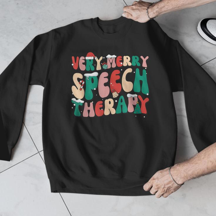 Verry Merry Speech Language Pathologist Teacher Christmas Men Graphic Sweatshirt, funny design Verry Merry Speech Language Pathologist Teacher Christmas Men Graphic Sweatshirt, funny design