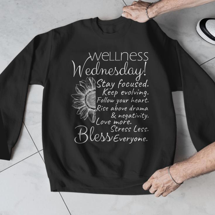 Wellness Wednesday Nurse Counselor Teacher Quotes Men Graphic Sweatshirt, funny design Wellness Wednesday Nurse Counselor Teacher Quotes Men Graphic Sweatshirt, funny design