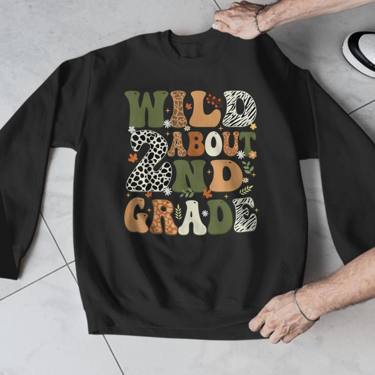 Wild About 2nd Grade Teacher Student First Day Of School Men Graphic Sweatshirt, 2nd Grade Teacher Gifts, First Grade Teacher Gifts, funny design Wild About 2nd Grade Teacher Student First Day Of School Men Graphic Sweatshirt, 2nd Grade Teacher Gifts, First Grade Teacher Gifts, funny design