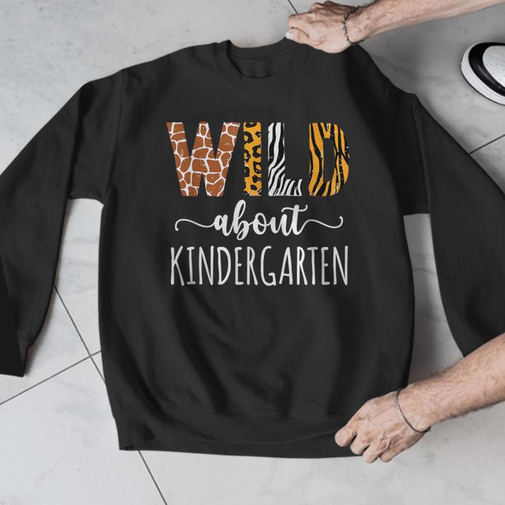 Wild About Kindergarten Teacher Leopard Print Men Graphic Sweatshirt, funny design Wild About Kindergarten Teacher Leopard Print Men Graphic Sweatshirt, funny design