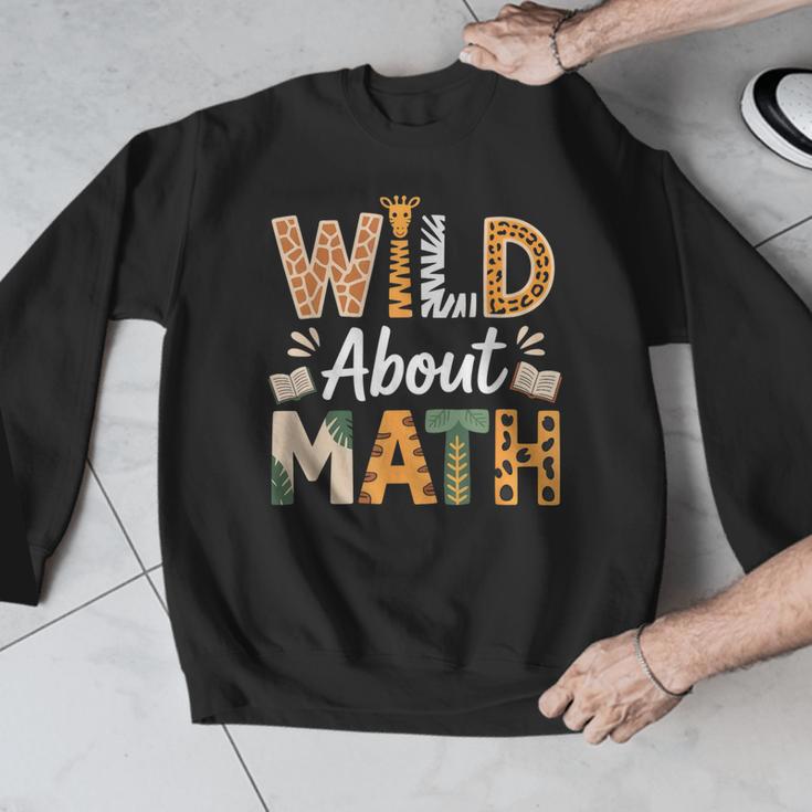 Wild About Math Cute Teacher Student Math Club Men Graphic Sweatshirt, funny design Wild About Math Cute Teacher Student Math Club Men Graphic Sweatshirt, funny design