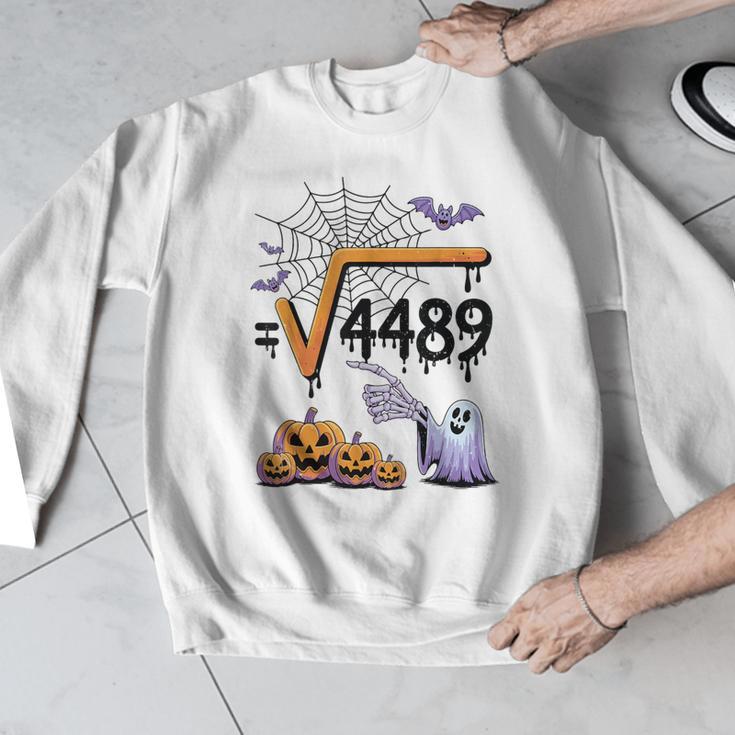 4489 Square Root 67 Math Teacher Halloween Costume Professor Men Graphic Sweatshirt, funny design
