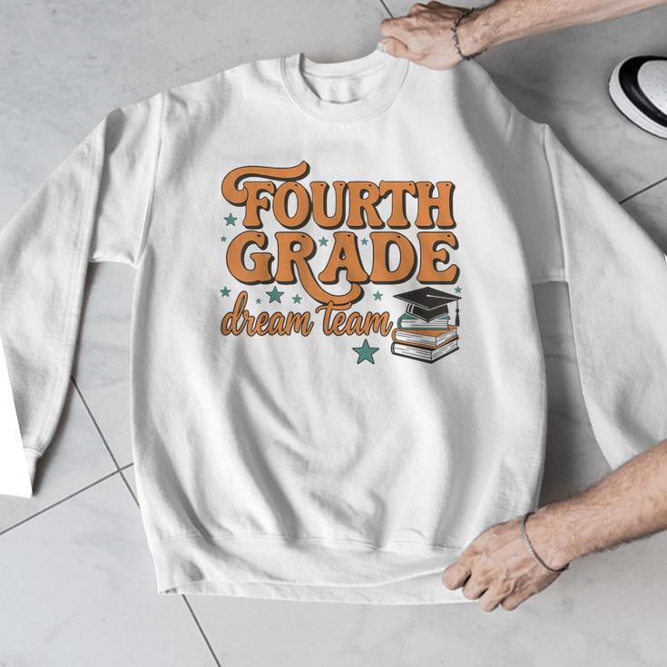 4th Grade Back To School Fourth Grade Dream Team Teacher Men Graphic Sweatshirt, 4th Grade Teacher Gifts, funny design 4th Grade Back To School Fourth Grade Dream Team Teacher Men Graphic Sweatshirt, 4th Grade Teacher Gifts, funny design