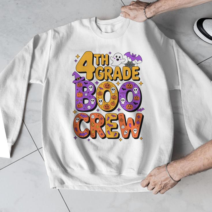 4th Grade Boo Crew Ghost Halloween Teacher Costume Men Graphic Sweatshirt, 4th Grade Teacher Gifts, funny design 4th Grade Boo Crew Ghost Halloween Teacher Costume Men Graphic Sweatshirt, 4th Grade Teacher Gifts, funny design