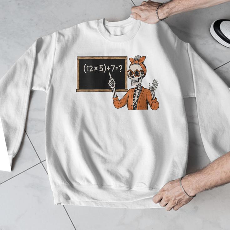 67 Teacher Halloween Skeleton Six Seven Meme Brainrot Math Men Graphic Sweatshirt, funny design 67 Teacher Halloween Skeleton Six Seven Meme Brainrot Math Men Graphic Sweatshirt, funny design