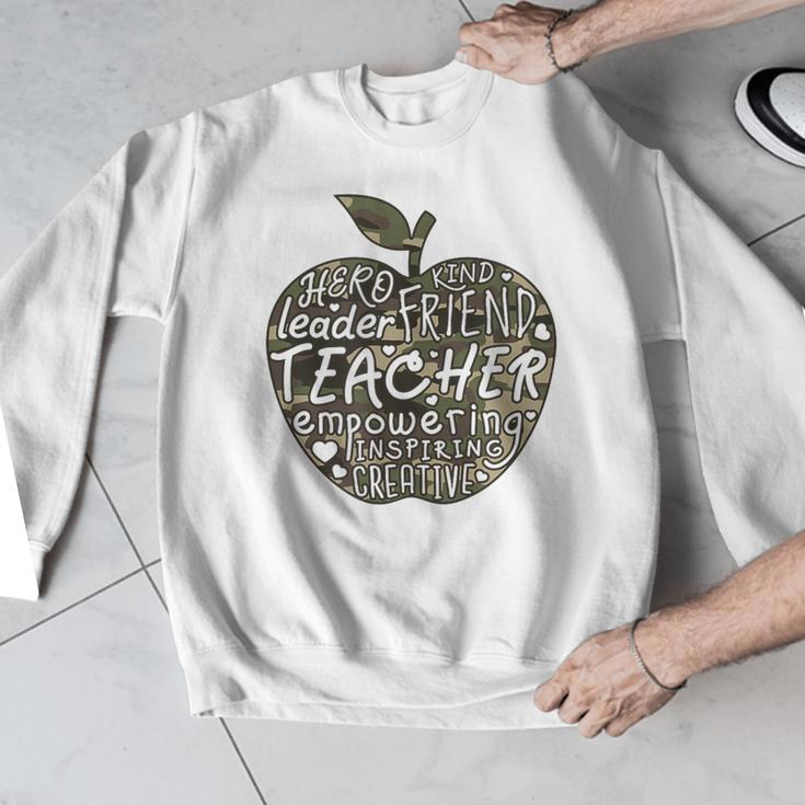 Apple Camoflauge Clothing Camo Student Teacher Cute School Men Graphic Sweatshirt, funny design Apple Camoflauge Clothing Camo Student Teacher Cute School Men Graphic Sweatshirt, funny design