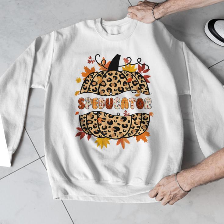 Autumn Fall SPED ED Teacher Thankful Grateful Pumpkin Retro Men Graphic Sweatshirt, funny design Autumn Fall SPED ED Teacher Thankful Grateful Pumpkin Retro Men Graphic Sweatshirt, funny design
