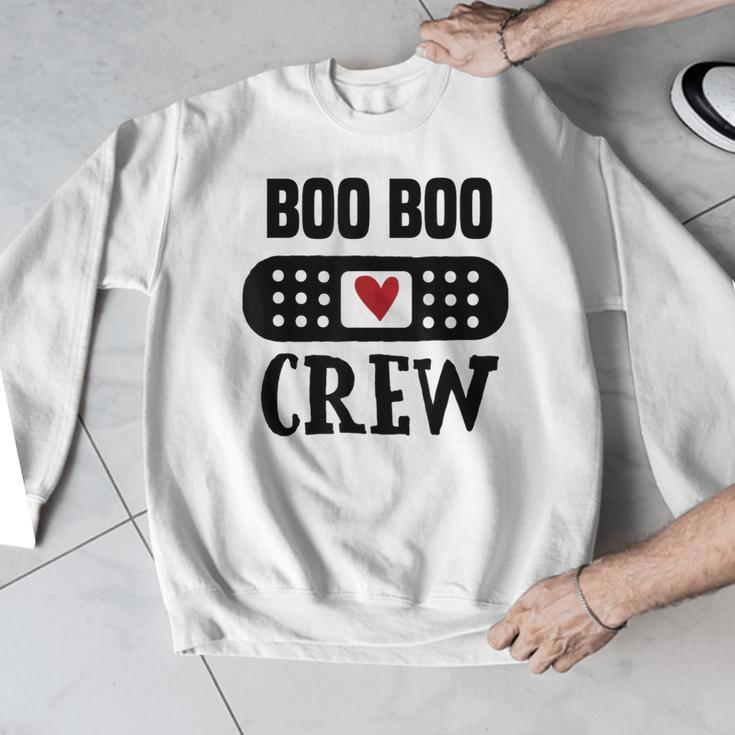 Boo Boo Crew First Aid School Nurse Day Care Teacher Men Graphic Sweatshirt, funny design