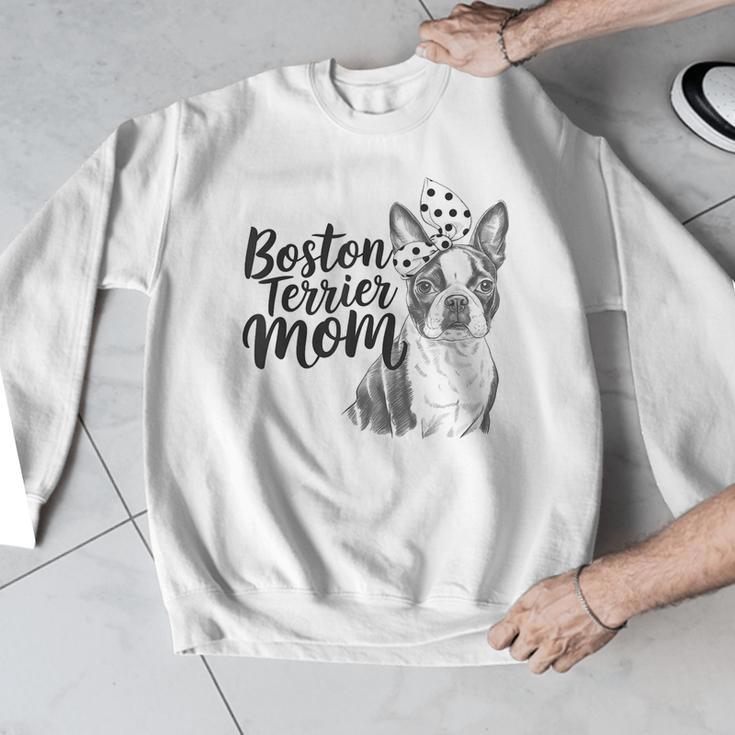 Boston Terrier Dog Bostie Mom Idea For Women Men Graphic Sweatshirt, Mom Gifts, Boston Terrier Mom Gifts, funny design