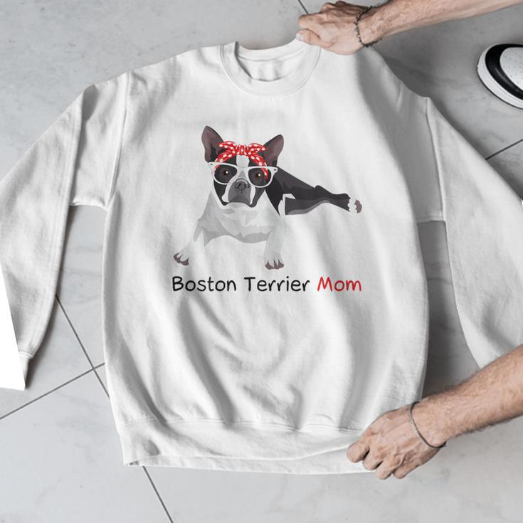 Boston Terrier Mom Bandana Boston Terrier Dog Men Graphic Sweatshirt, Mom Gifts, Boston Terrier Mom Gifts, funny design