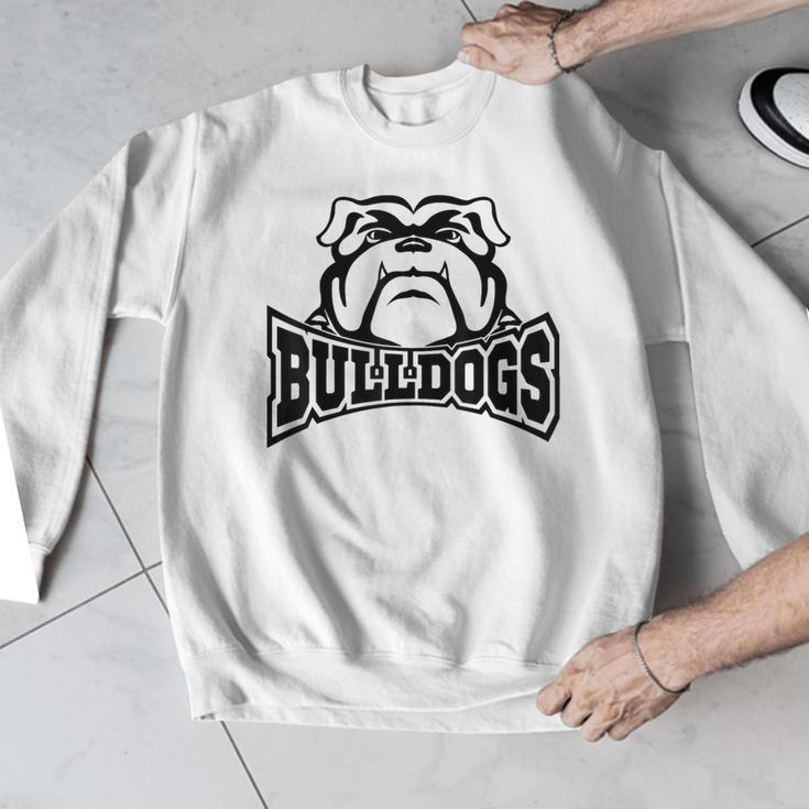Bulldogs Teacher Student School Sports Fan Team Spirit Men Graphic Sweatshirt, funny design